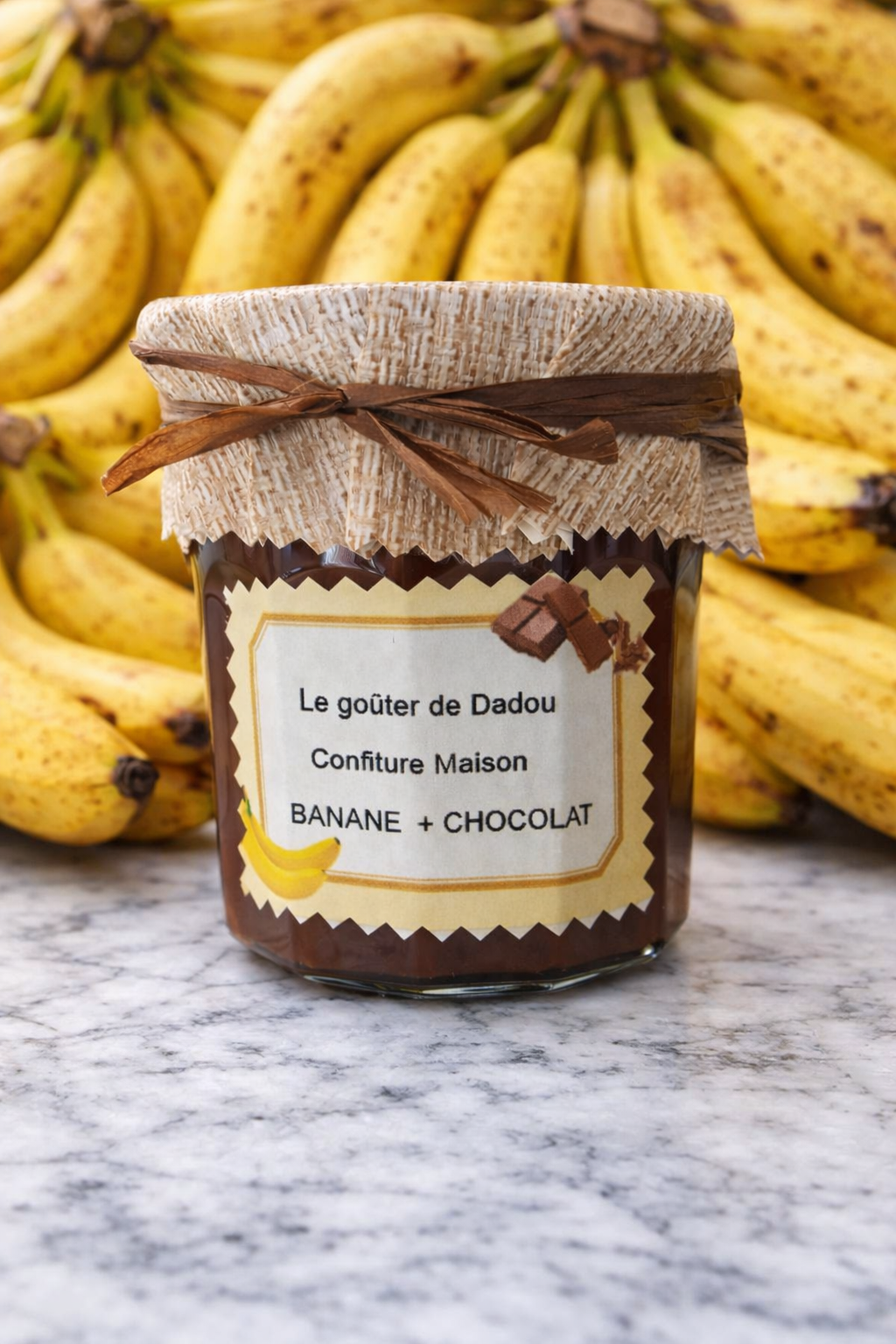 Confiture Maison Bananes Chocolat 250g