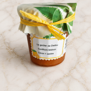 Confiture Citron + zestes 250g Prix au kg : 15,60 €/kg